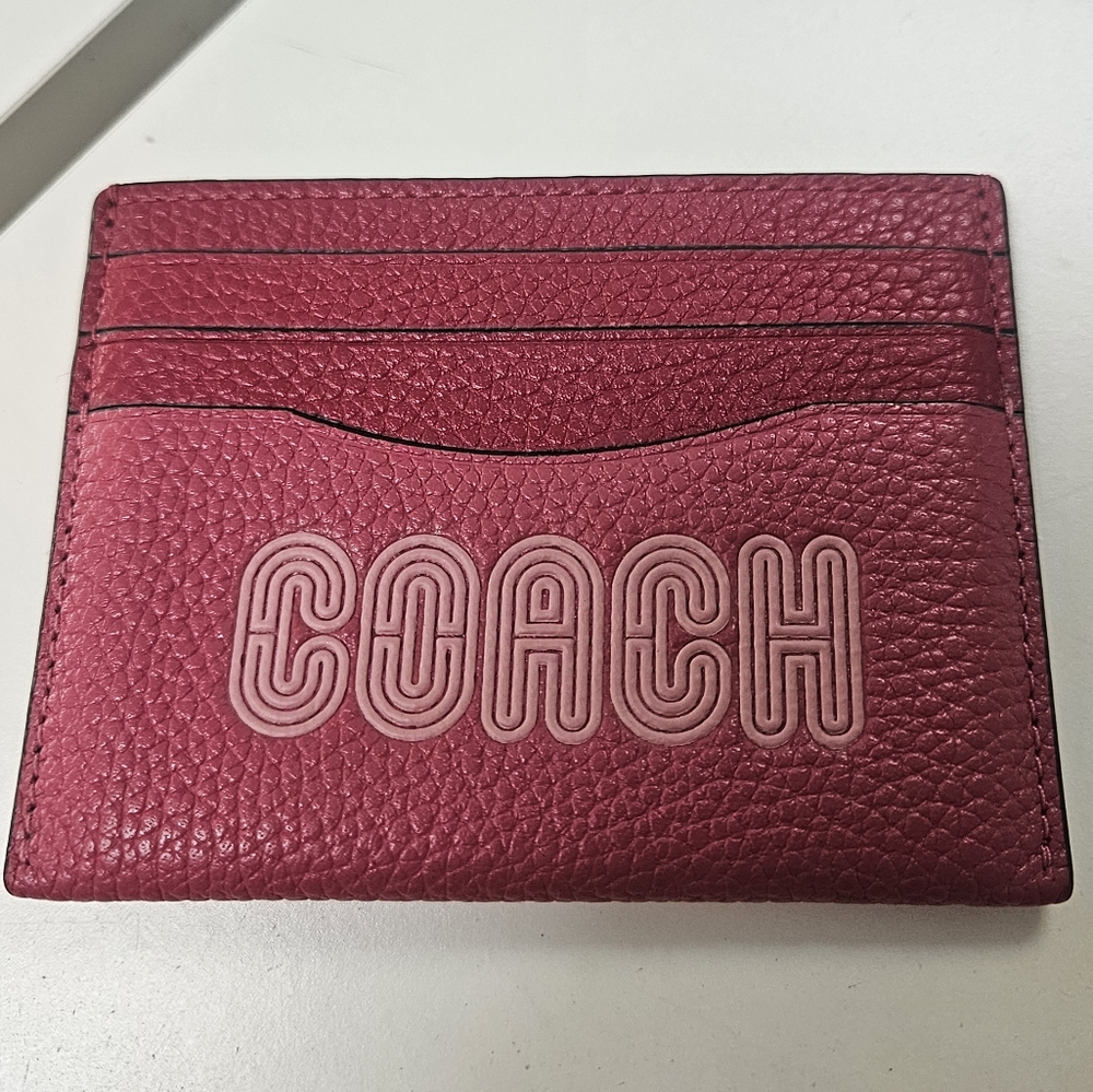 Coach Cherry Card Case